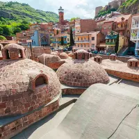 Sulfur baths in Tbilisi
