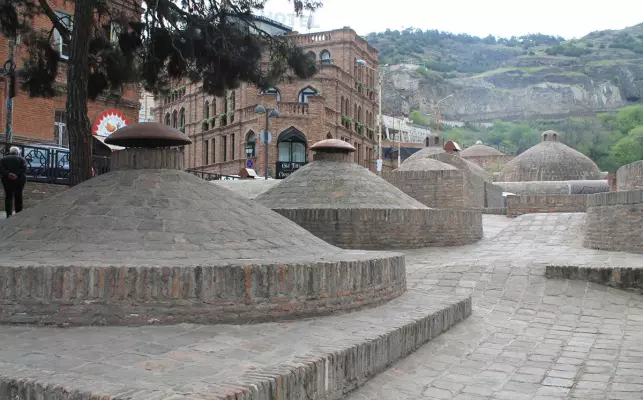 Sulfur baths in Tbilisi