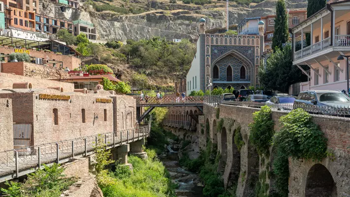 Sulfur baths in Tbilisi