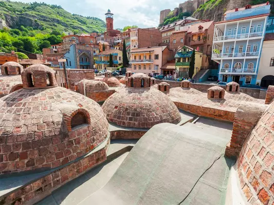 Sulfur baths in Tbilisi